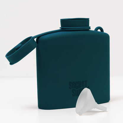 Signature Silicone Hip Flask 8Floz - Midnight Pine