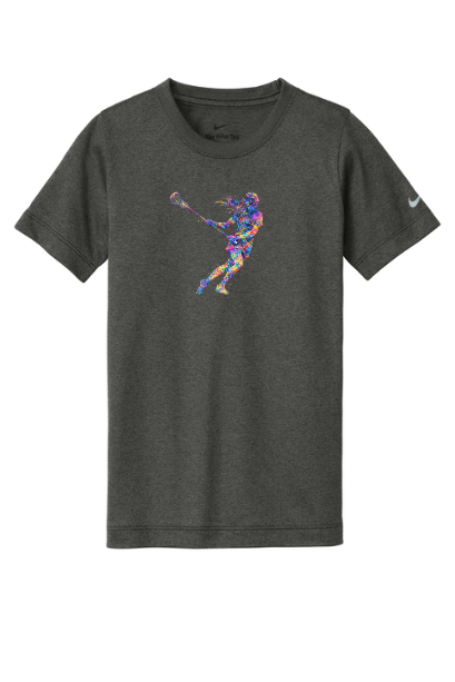 Lacrosse Graffiti Girl Youth Nike T-Shirt - SUNKDX8787SIGRGIR