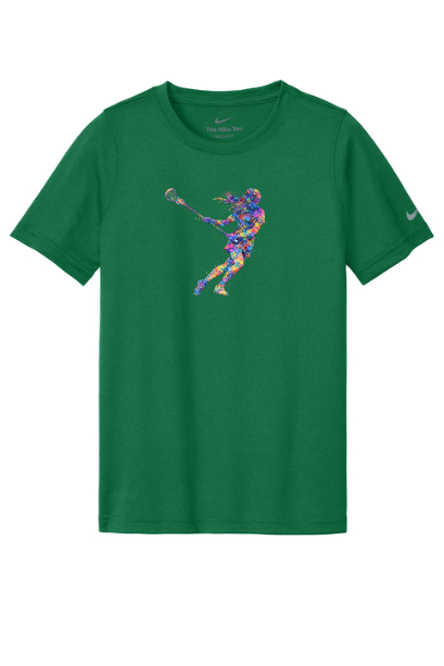 Lacrosse Graffiti Girl Youth Nike T-Shirt - SUNKDX8787SIGRGIR