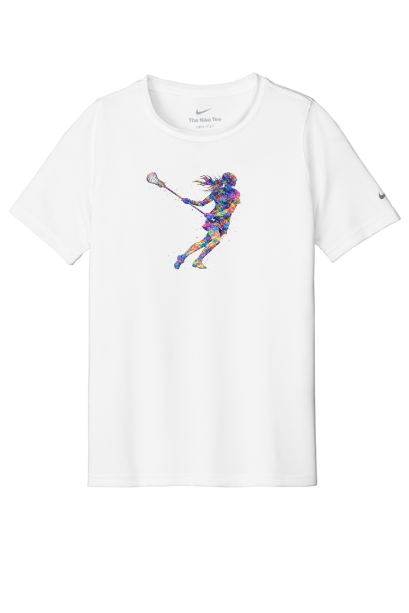 Lacrosse Graffiti Girl Youth Nike T-Shirt - SUNKDX8787SIGRGIR