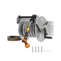 Wall Mounted Hose Reel-Stainless Steel-Heavy Duty