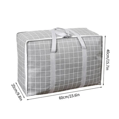 Foldable Clothes Storage Bag Visual Quilt Organize Cases Waterproof Large Capacity Clothing Pack Bag Pillow Down Coat Organize