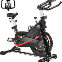 Exercise Bike Indoor Cycling Bike Fitness Stationary All-inclusive Flywheel Bicycle with Resistance for Gym Home