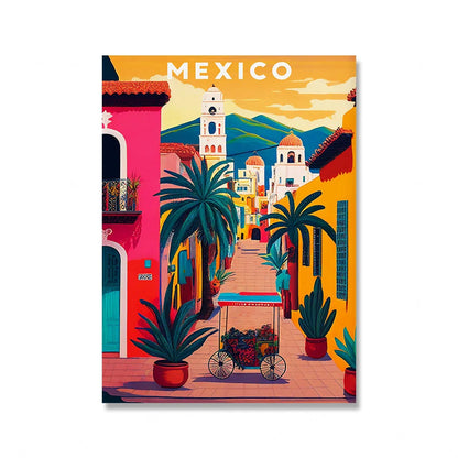 Arizona Desert Cactus Mexico Humanities Travel Landscape Wall Art Canvas Painting Nordic Poster Pictures Living Room Home Decor