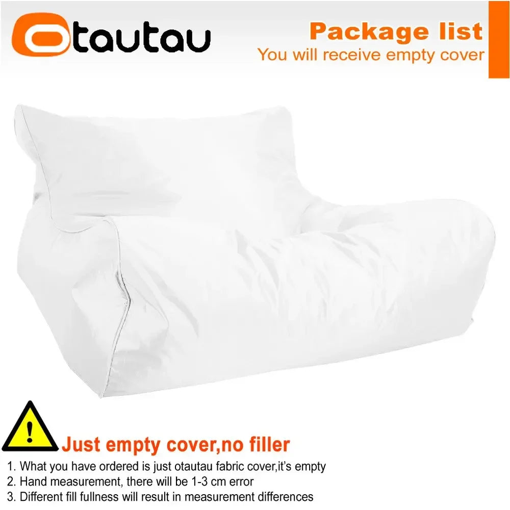 OTAUTAU Swimming Pool Floating Bean Bag Pouf Lounger Cover No Filler Waterproof Sofa Bed Sac Chaise Lounge Recliner Puff SF019