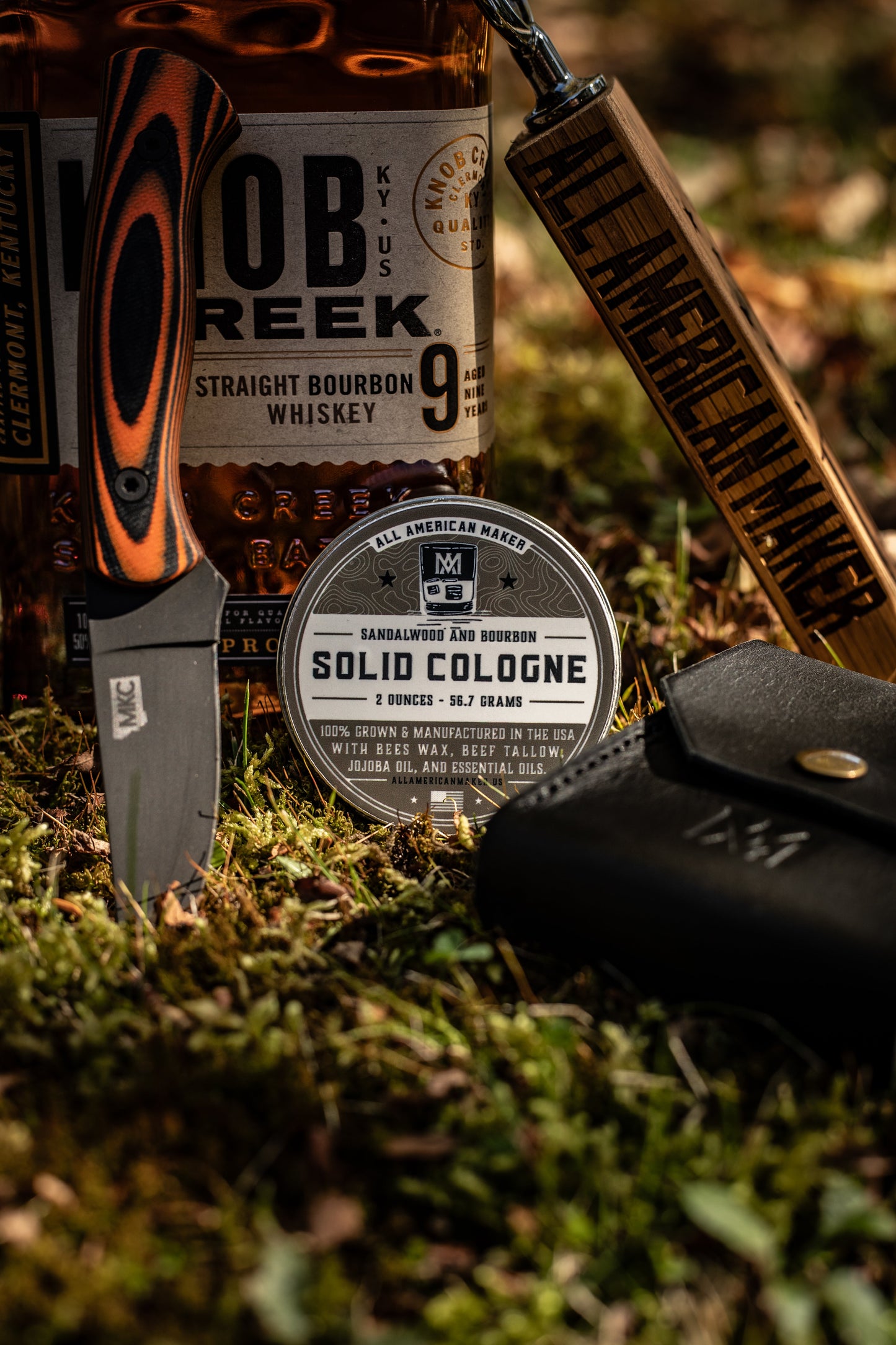 Sandalwood & Bourbon : Solid Cologne