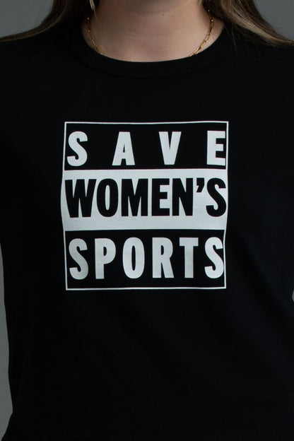 Save Women's Sports Advisory Semi-Cropped Tee (XX)