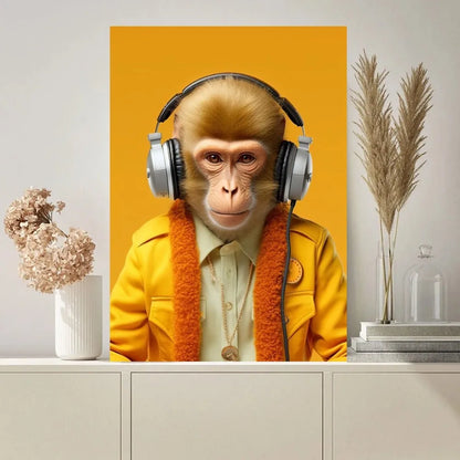 Fashion Animal Fashion Funny Poster Paintings on The Wall Picture for Living Room Interior Painting Room Decoration