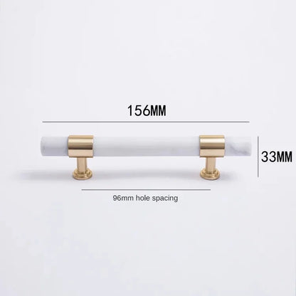 Nordic Marble Cabinet Drawer Pulls and Knobs