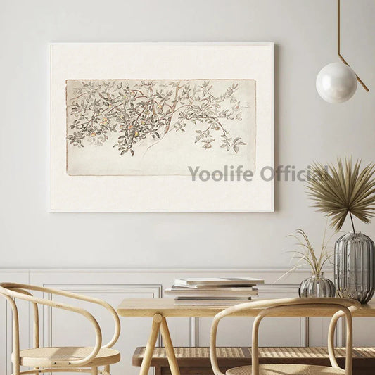 Vintage Seascape Canvas Painting Coastal Landscape Wall Pictures Pastel Beach Art Prints Living Room Farmhouse Nautical Decor