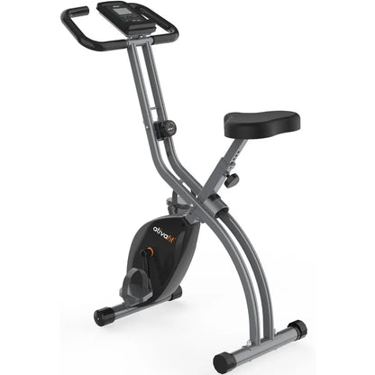 Exercise Bike Foldable Fitness Indoor Stationary Bike Magnetic 3 in 1 Upright Recumbent Exercise Bike for Home Workout