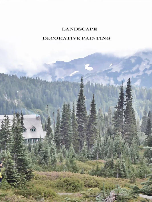 Nordic Simple Architecture Landscape Creative Posters CanvasPainting Art Print Pictures for Wall Living Room Home Decor