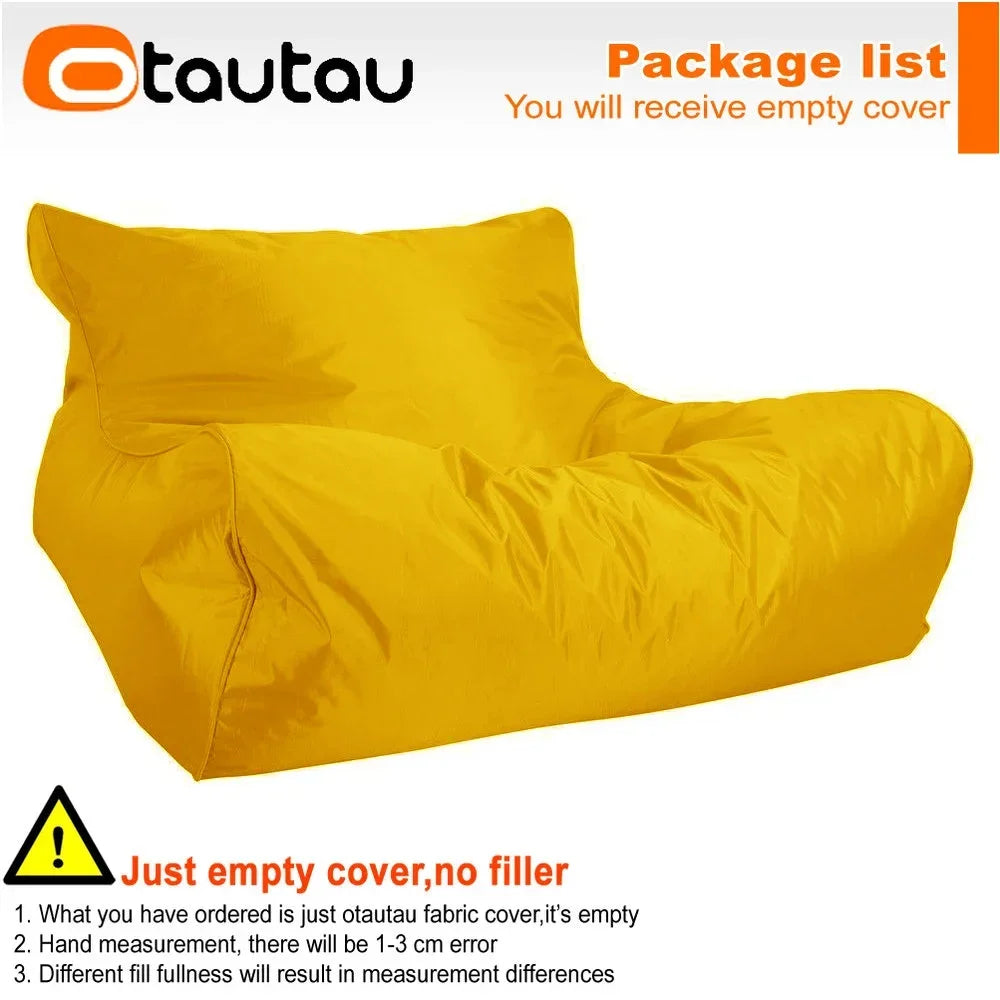 OTAUTAU Swimming Pool Floating Bean Bag Pouf Lounger Cover No Filler Waterproof Sofa Bed Sac Chaise Lounge Recliner Puff SF019