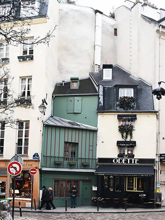 Nordic Simple Architecture Landscape Creative Posters CanvasPainting Art Print Pictures for Wall Living Room Home Decor