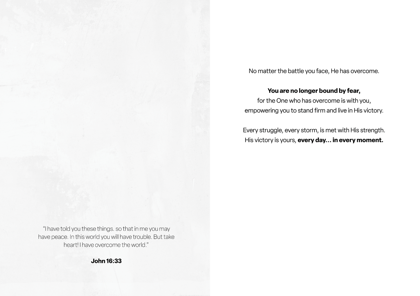 'I Have Overcome' Easter Greeting Card