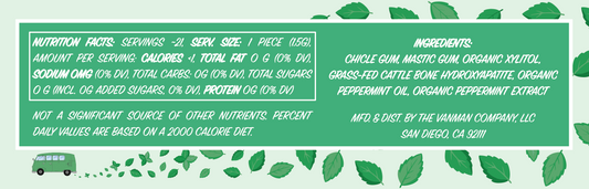 *New* VanMan's Remineralizing Chewing Gum - 2 oz