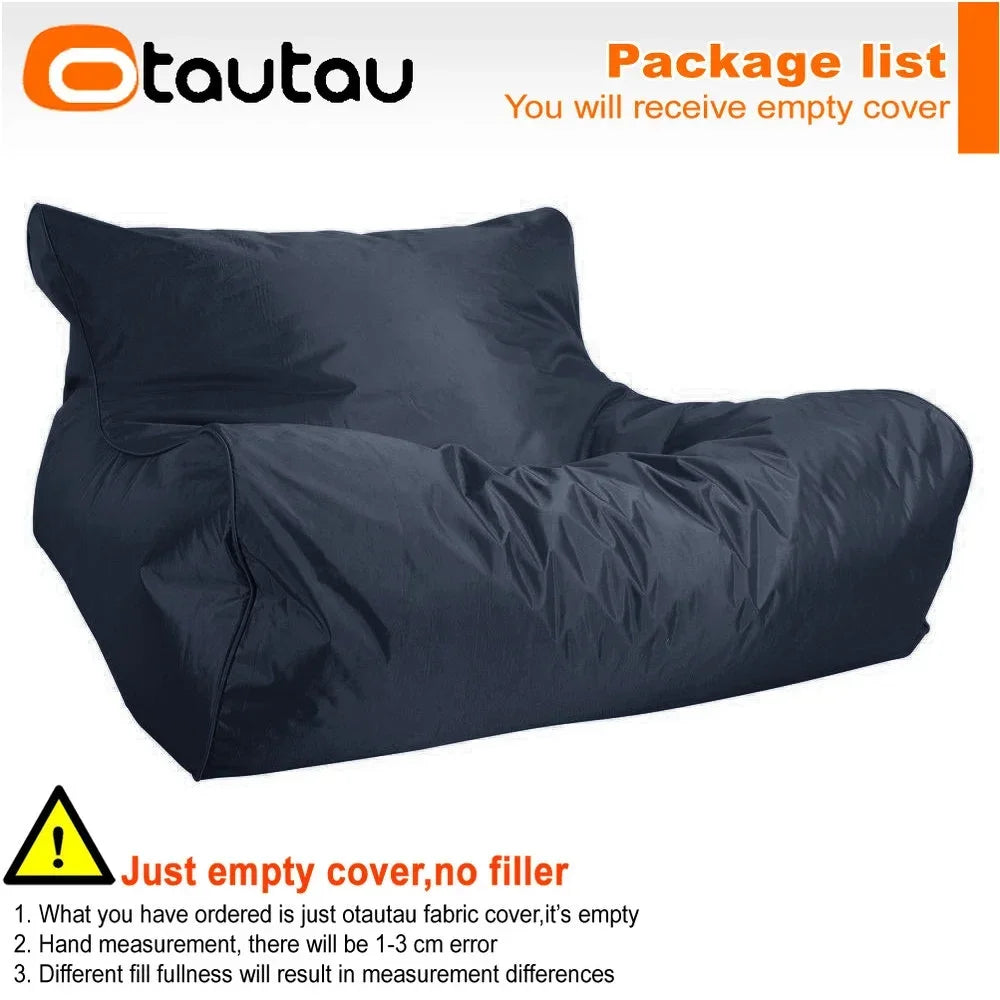 OTAUTAU Swimming Pool Floating Bean Bag Pouf Lounger Cover No Filler Waterproof Sofa Bed Sac Chaise Lounge Recliner Puff SF019