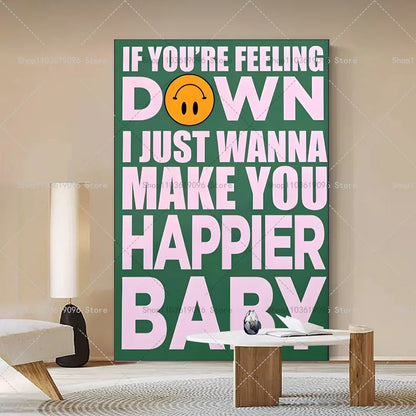 Harris Styles Lyrics Daylight Fine Line Album Poster Self-adhesive Art Waterproof Paper Sticker Coffee House Bar Room Wall Decor