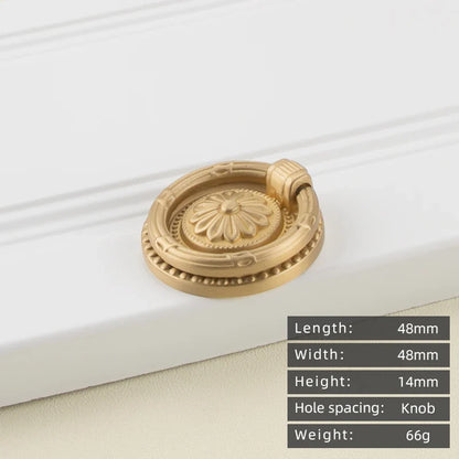 Minimalist solid brass cabinet pulls & handles