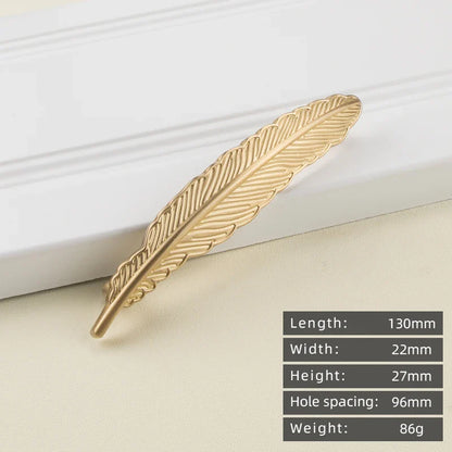 Minimalist solid brass cabinet pulls & handles