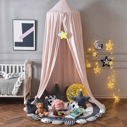 Kids Mosquito Net Baby Crib Curtain Hanging Tent Bed Decor Girl Princess Hanging Bed Canopy Living Corner Play Reading NookDecor