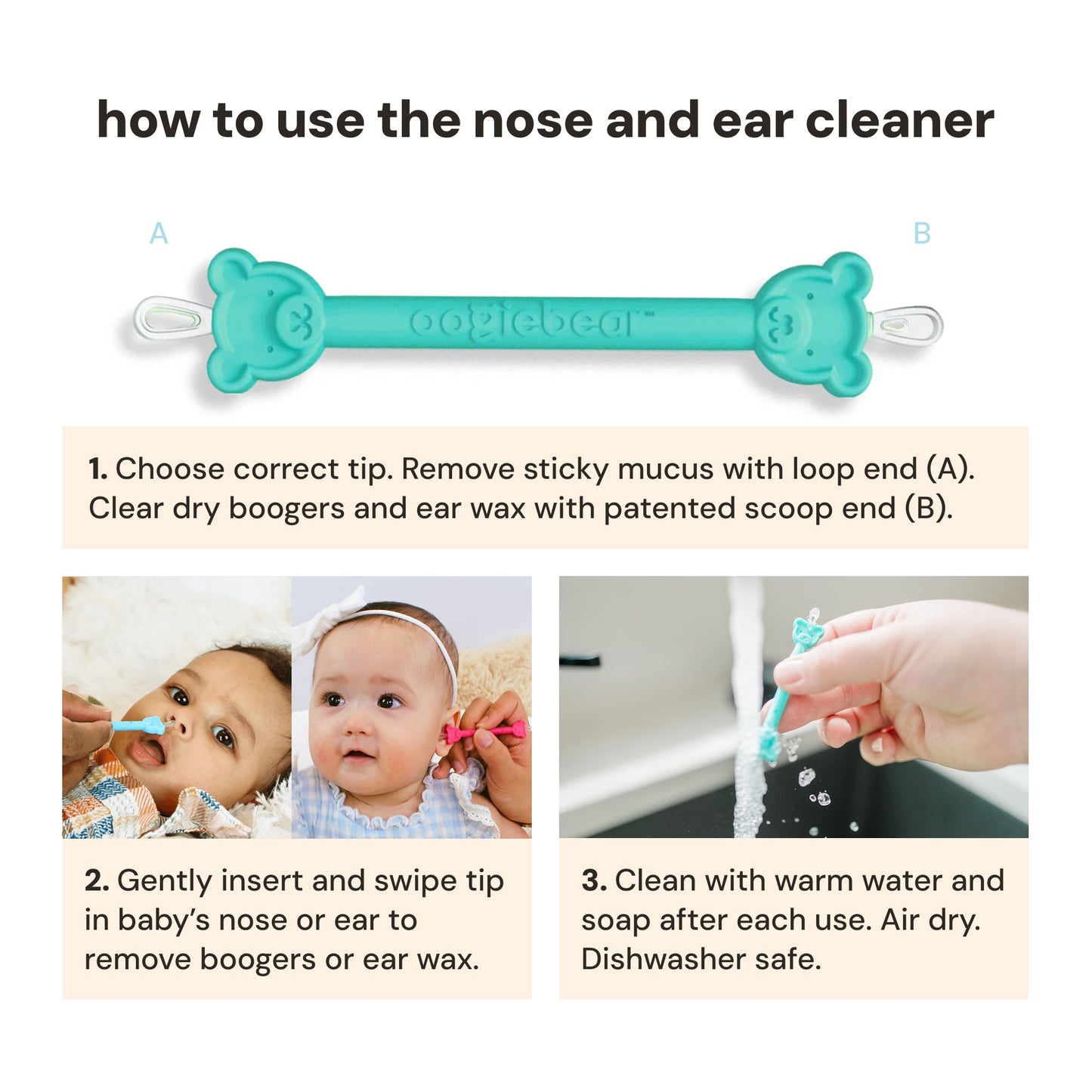 three pack booger picker