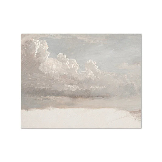 Vintage Seascape Canvas Painting Coastal Landscape Wall Pictures Pastel Beach Art Prints Living Room Farmhouse Nautical Decor