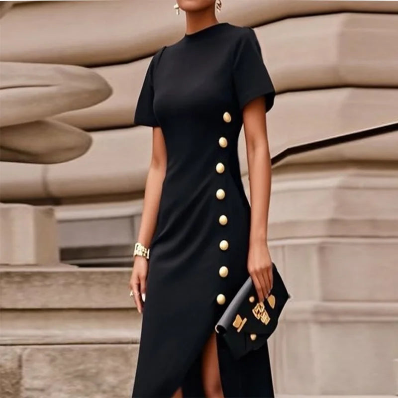 Asymmetrical Maxi Dress