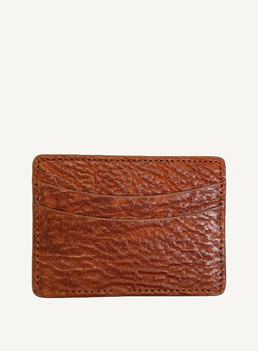 Tan Shark Card Case