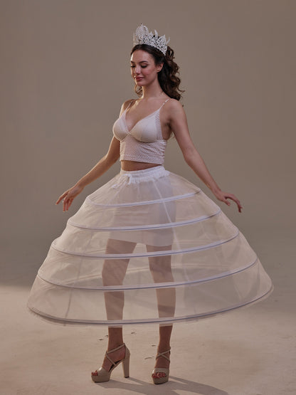 Short Crinoline Petticoat Skirt , Hoop Skirt for Wedding Dress & Quinceañera