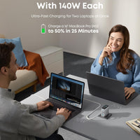 Anker Charger (140W, 4-Port, PD 3.1) with USB-C Cable