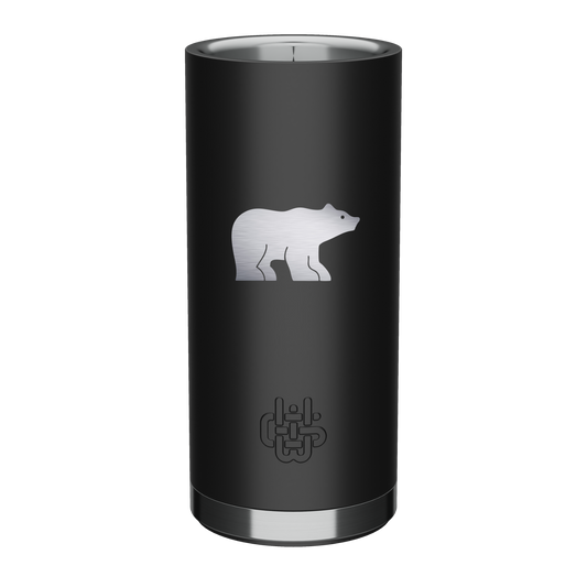 Nicklaus Gold Bear - 12oz Slim Can Cooler