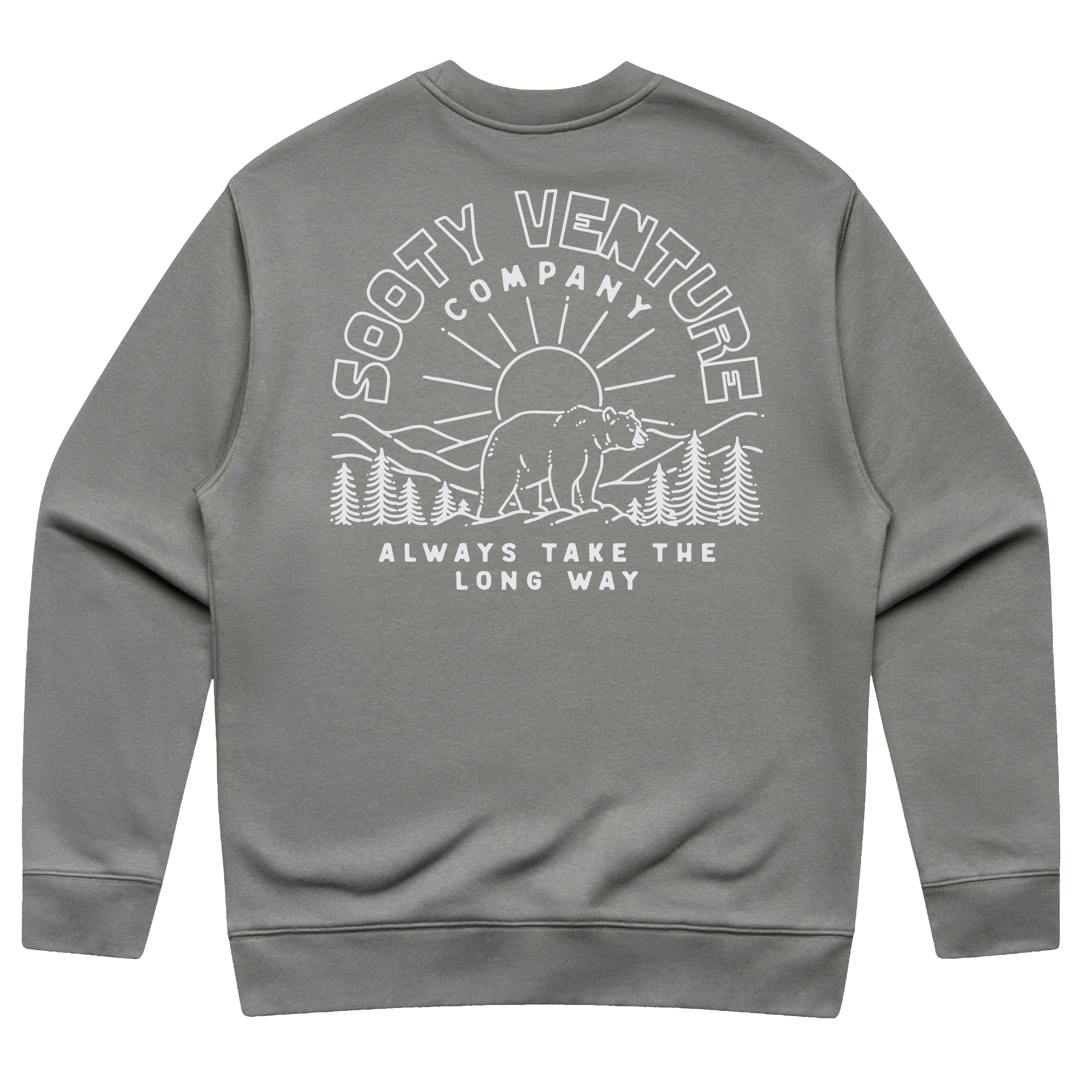 Bear Mountain Relax Crew Sweatshirt
