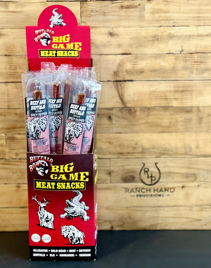 Buffalo and Beef Jerky Stick — Spicy | Buffalo Bob's