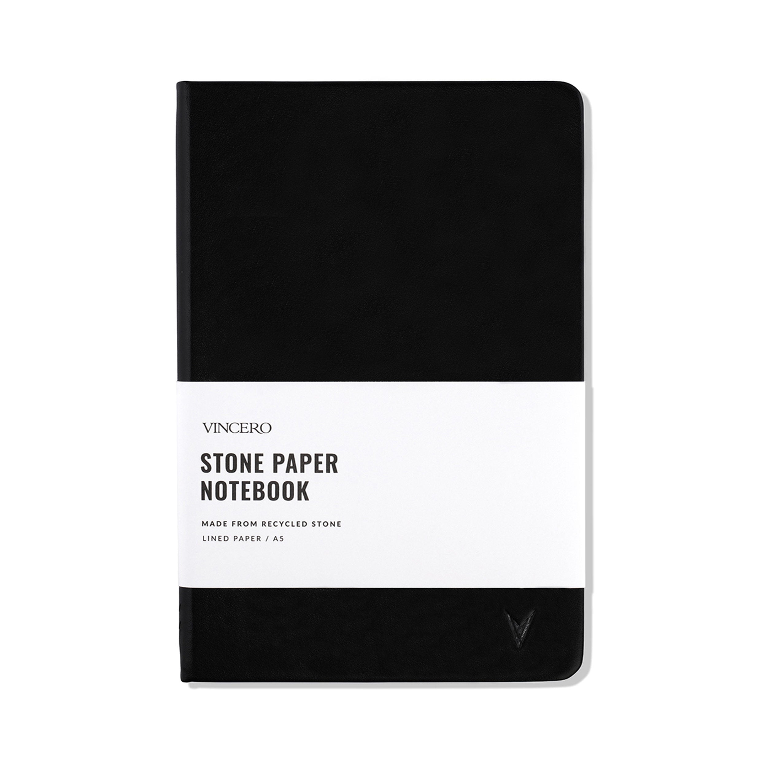 Stone Paper Notebook - Black