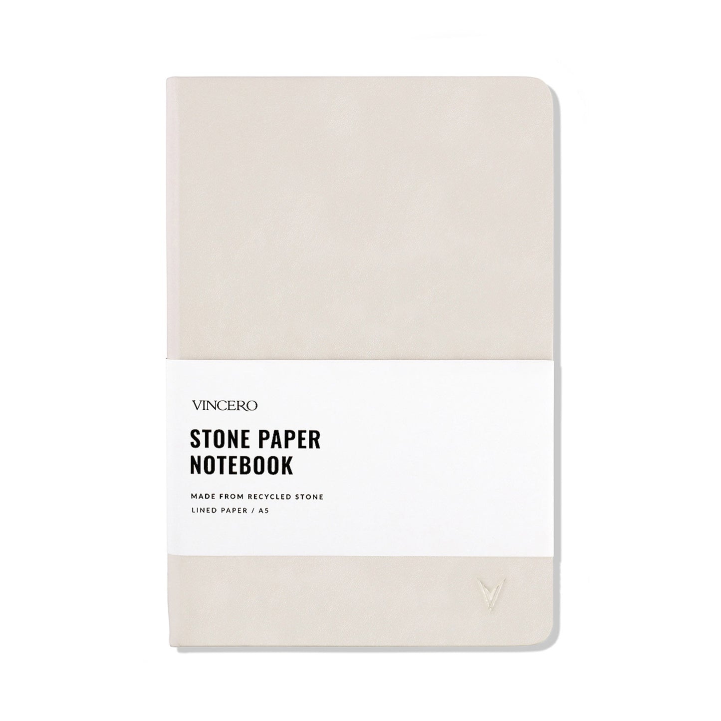 Stone Paper Notebook - Bone