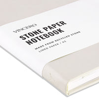 Stone Paper Notebook - Bone