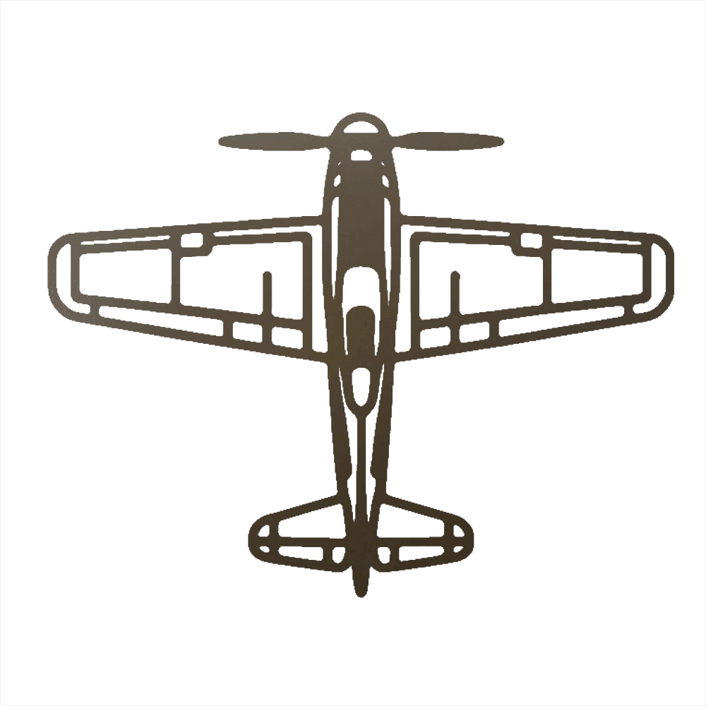 Airplane metal art Retro Aviation Gift for Him