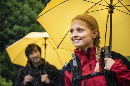 Swing Trekking Umbrella – Lightweight, Nearly Unbreakable Fiberglass Frame with Water-Repellent Canopy, UPF 50+ Sun Protection, and Comfortable EVA Handle