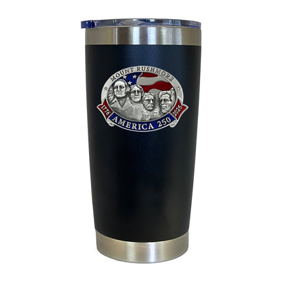 America's 250th Anniversary Mount Rushmore Chrome Thermal Drink
