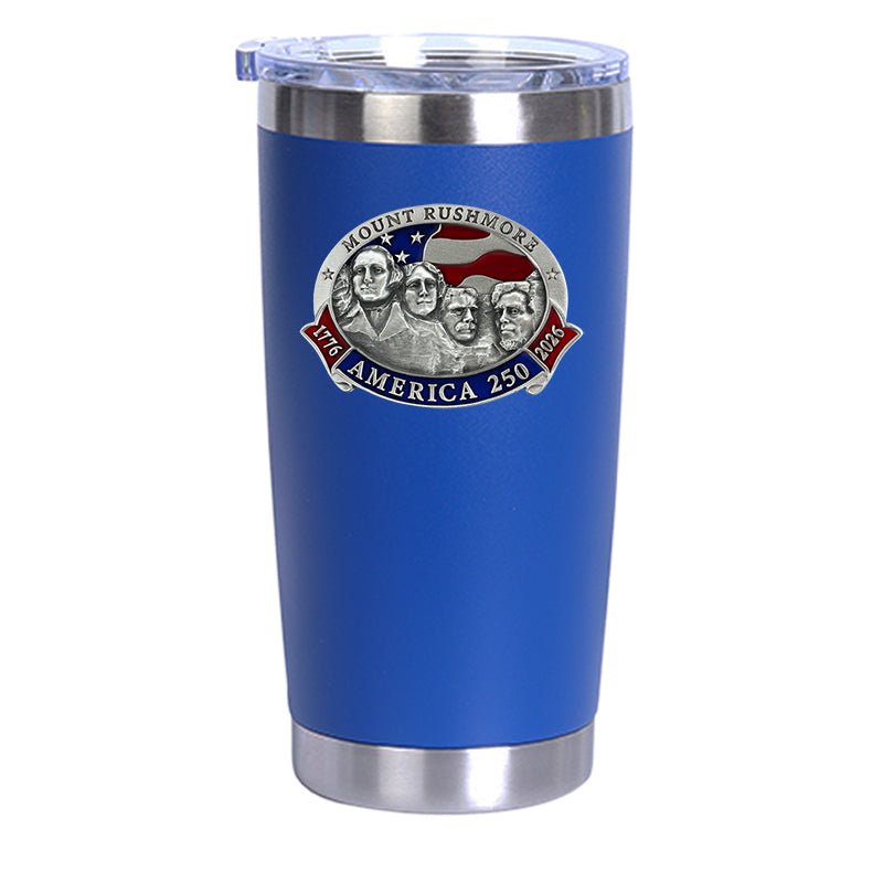 America's 250th Anniversary Mount Rushmore Chrome Thermal Drink
