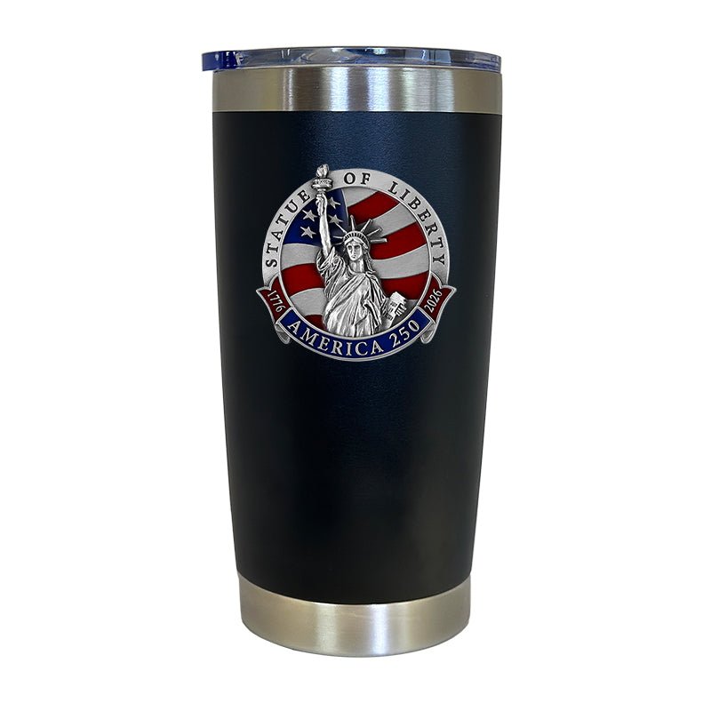 America's 250th Anniversary Statue of Liberty Chrome Thermal Drink