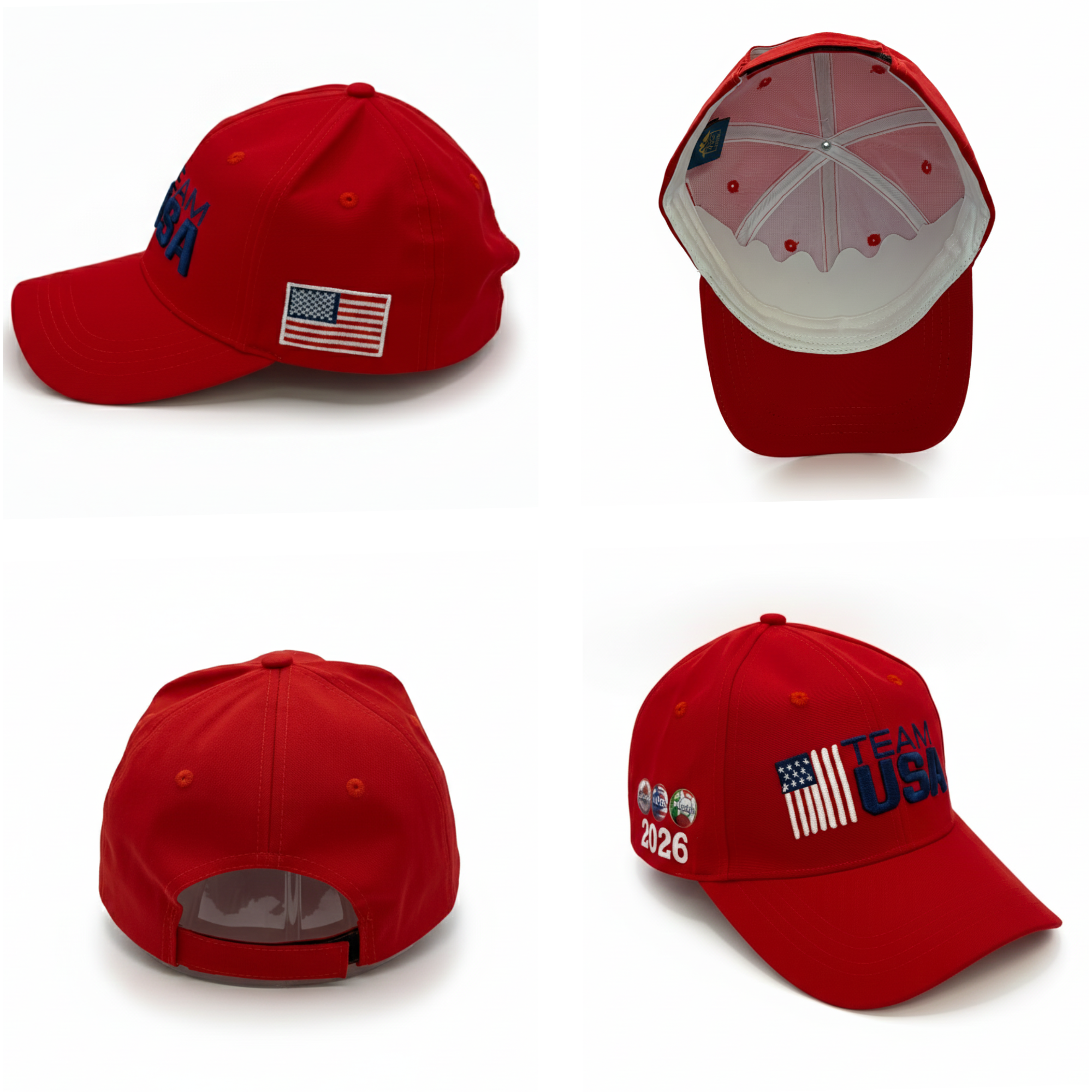 USA 2026 World Cup Baseball Hat | Premium 3D Embroidery