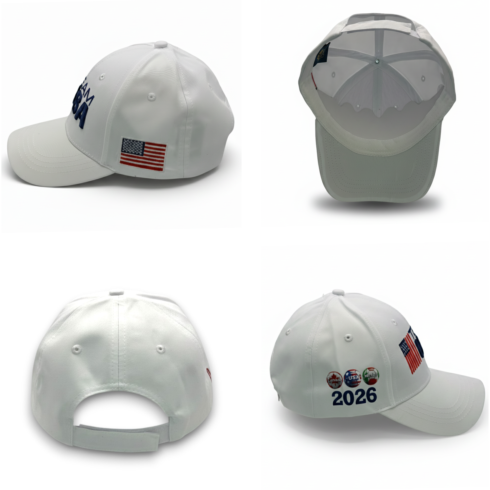 USA 2026 World Cup Baseball Hat | Premium 3D Embroidery