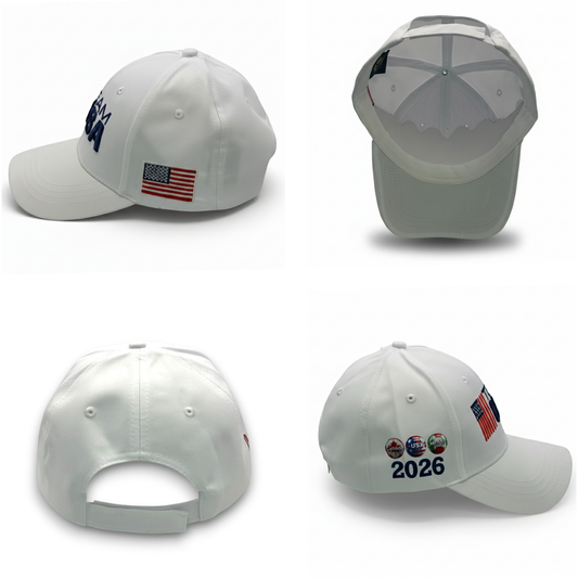 USA 2026 World Cup Baseball Hat | Premium 3D Embroidery