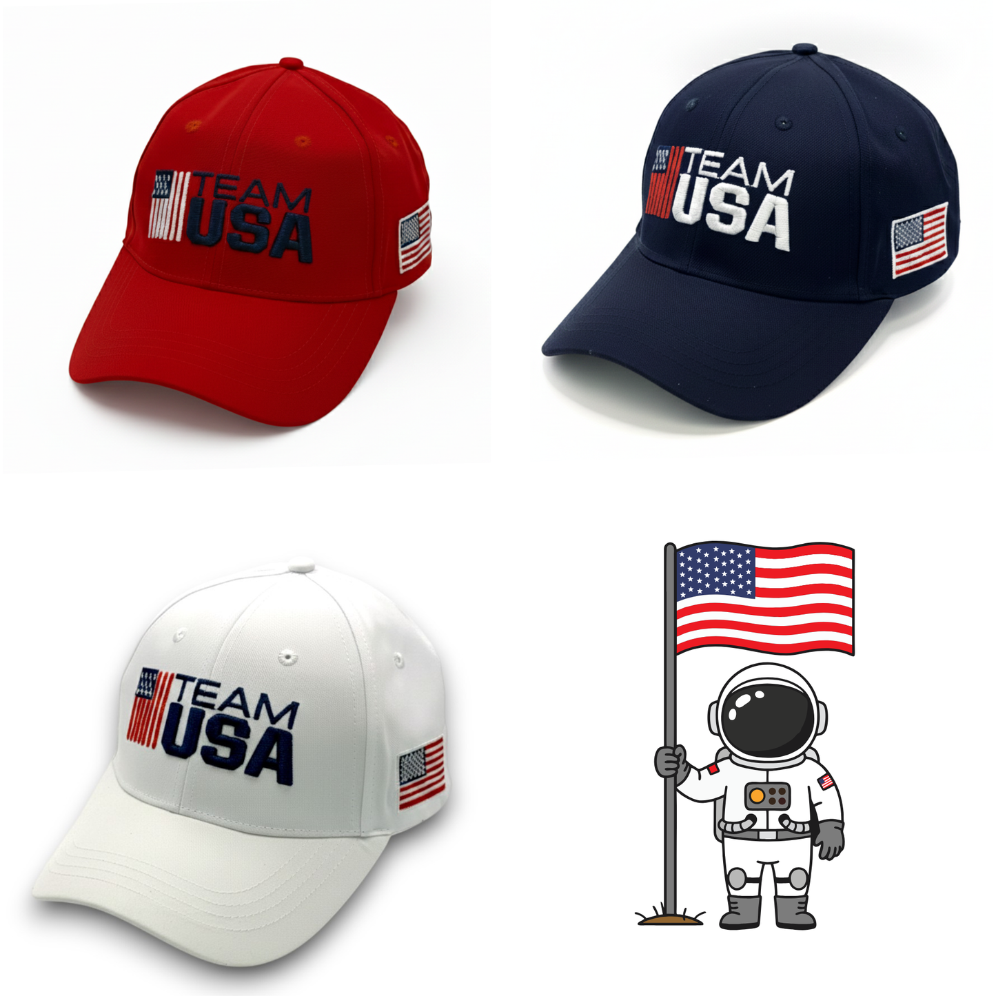 USA 2026 World Cup Baseball Hat | Premium 3D Embroidery