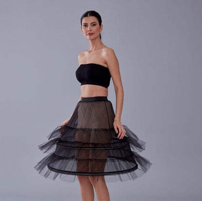 Black Petticoat Skirt