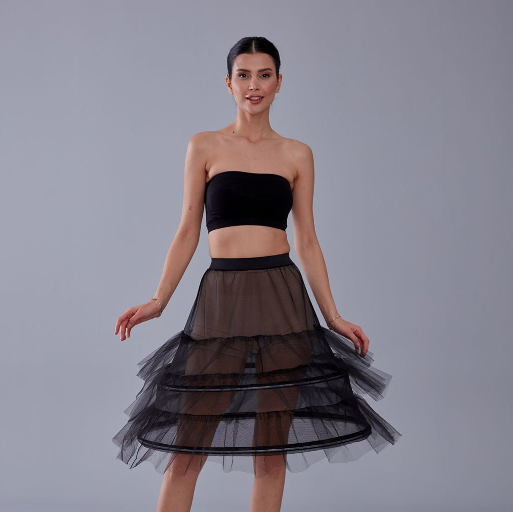 Black Petticoat Skirt