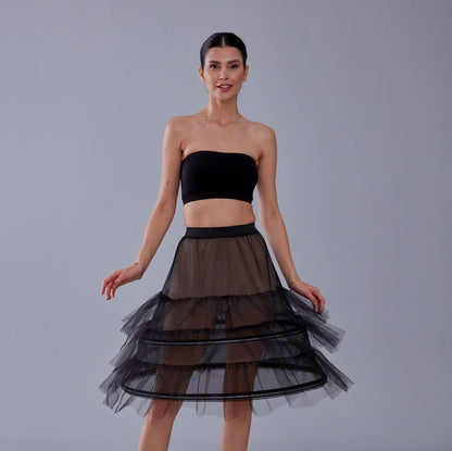 Black Petticoat Skirt