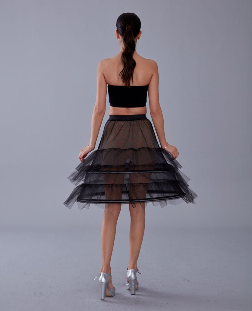 Black Petticoat Skirt